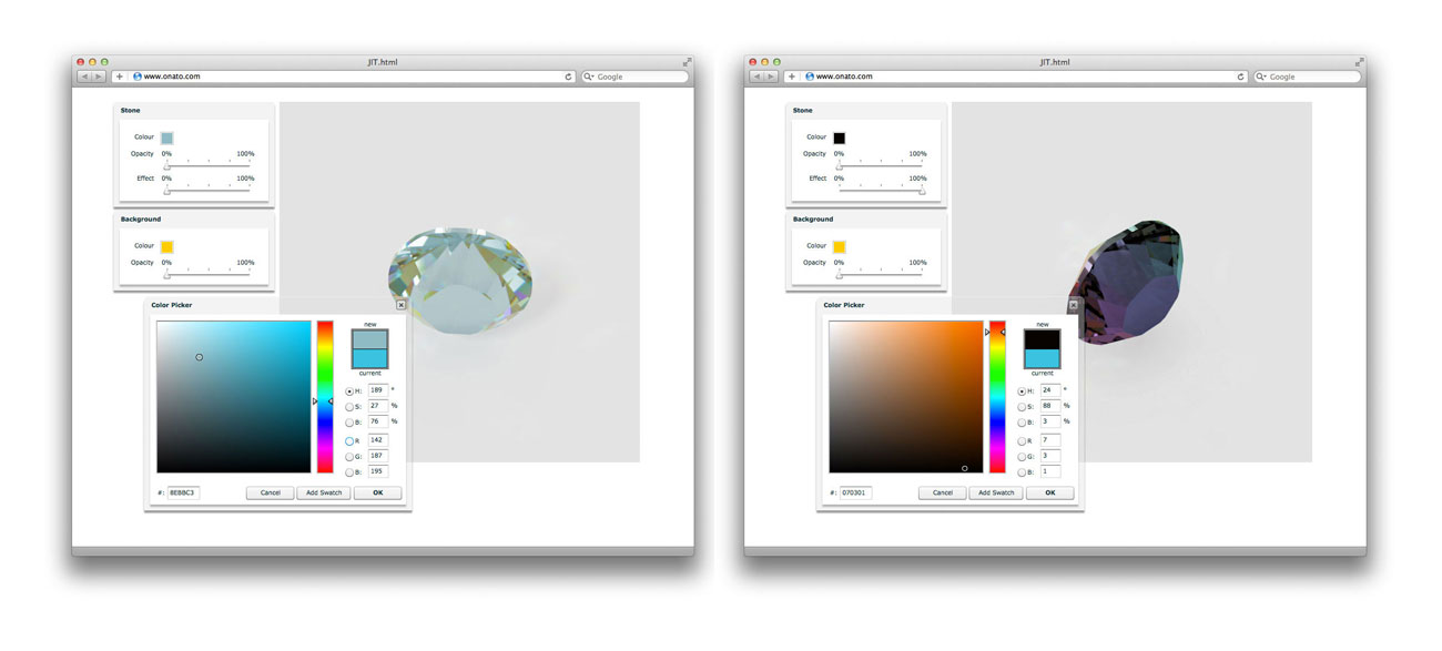 Onato Crystal Configurator Overview