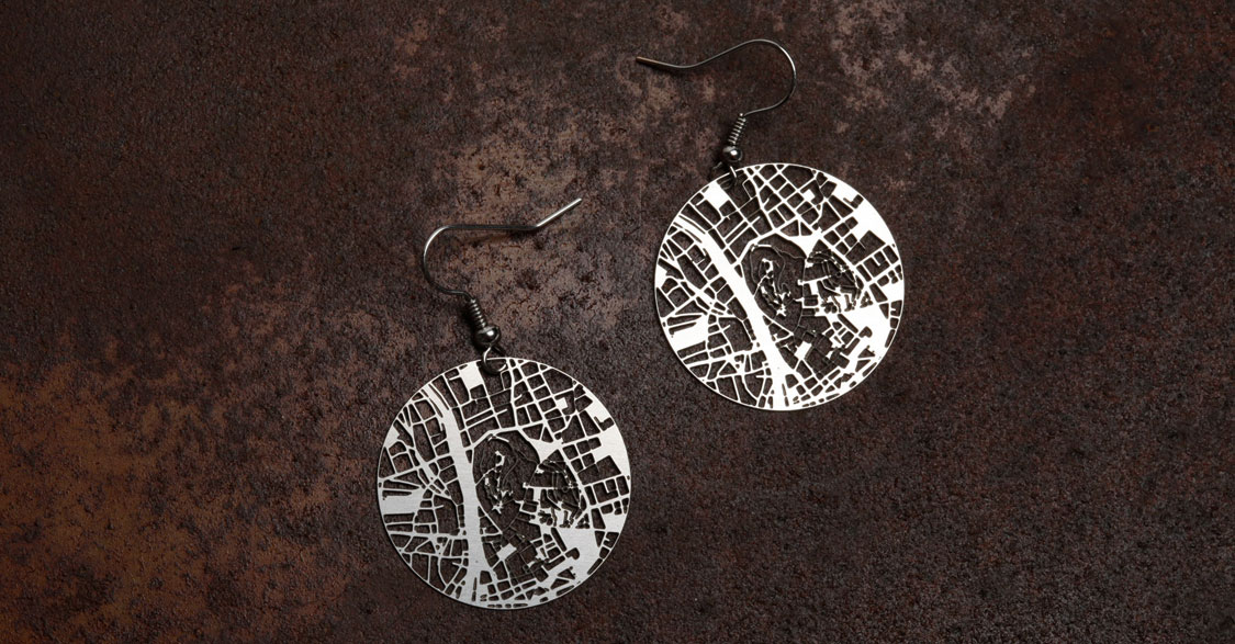 Streets Earrings Rust